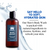 Brown bottle of Gentleman Body Wash with water splash and promotional text on a white background