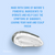 Metallic soap bar with text on a light blue background