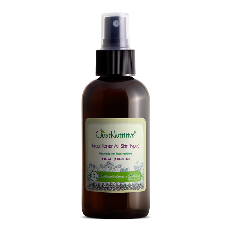 Brown bottle with a spray nozzle labeled 'Just Nutritive' on a white background