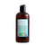 Brown bottle of body wash with a colorful label on a white background