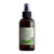 Brown bottle with a green label on a white background