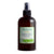 Brown spray bottle with a green label on a white background