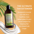 Bottle of tanning indoor lotion with text on an orange background